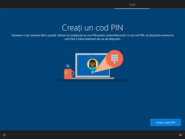 Creare cod PIN