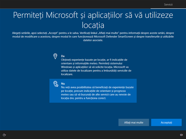 Permisiuni locaÈ›ie Ã®n Windows 10