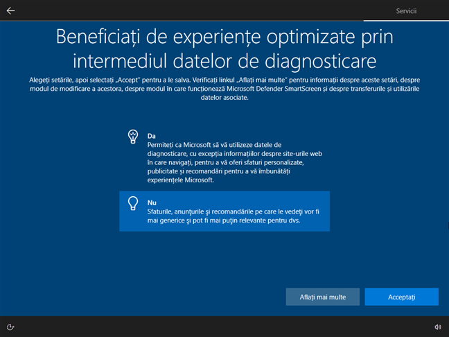 ExperienÈ›e optimizate prin intermediul datelor de diagnosticare