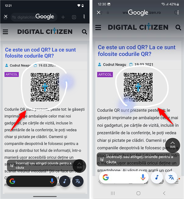 ÃŽncercuieÈ™te codul QR pentru a-l scana