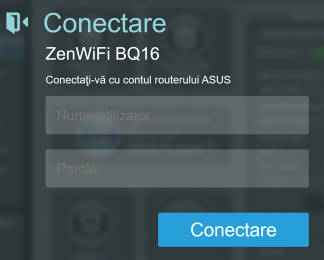 ConecteazÄƒ-te la routerul tÄƒu ASUS sau la ZenWiFi