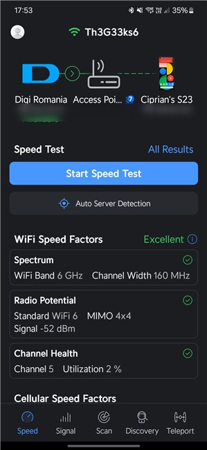 WiFiman oferÄƒ o mulÈ›ime de informaÈ›ii utile