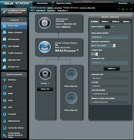 ASUS, RT-AC3200, wireless, router, tri-band, review, performanta, benchmark