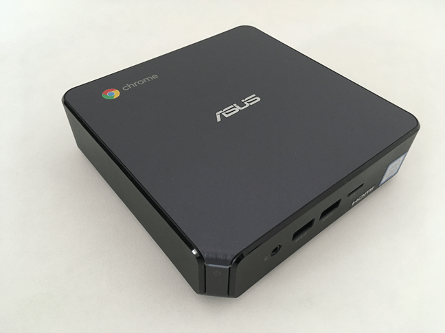 Partea superioară a lui ASUS Chromebox 3