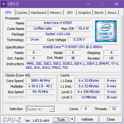 Procesorul din ASUS Mini PC PB60G