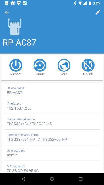 ASUS RP-AC87, range extender