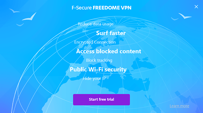 F-Secure Freedome VPN