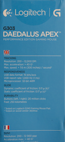 Logitech, G303, Daedalus Apex, Performance Edition, Gaming, Mouse, review