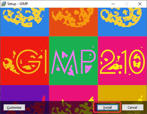 Instalare GIMP