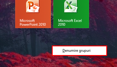 grupeaza, scurtaturi, dale, comezi rapide, Windows 8.1