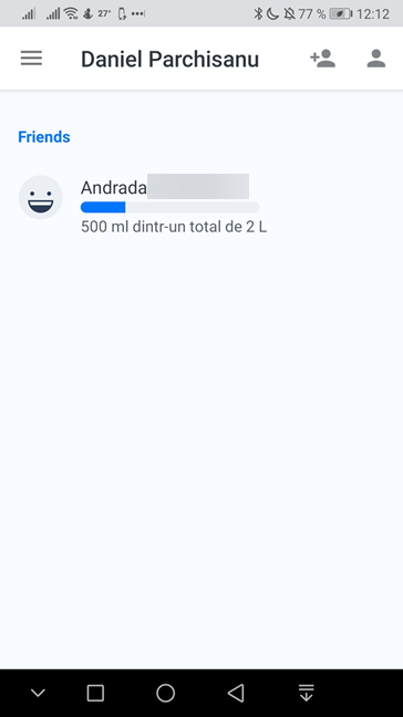 Ecranul Friends în Hydro Coach