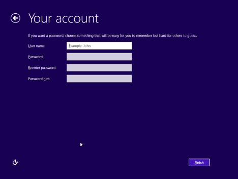 Windows 8.1, RTM, Setup, Instalare, Personalizare