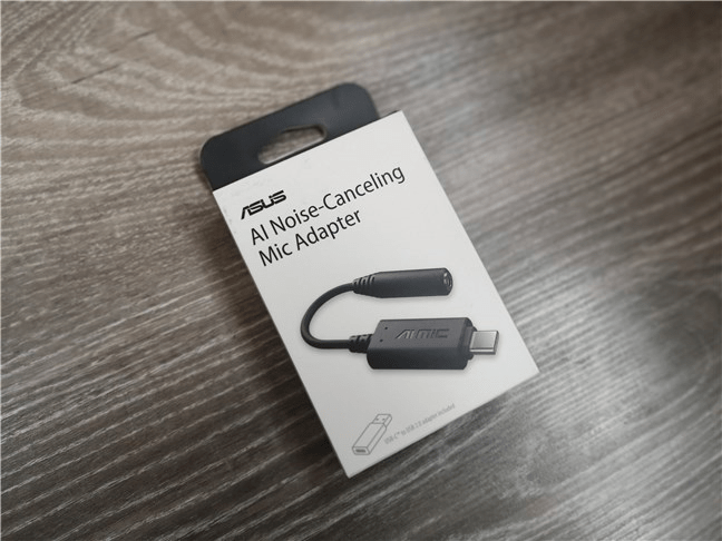 ASUS AI Noise-Canceling Mic Adapter: Pachetul