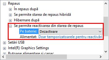 optiuni alimentare, plan alimentare, setari, economisire, Windows