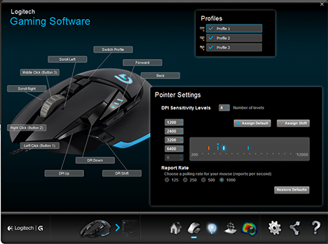 Logitech, Proteus, Core, mouse, review, gaming