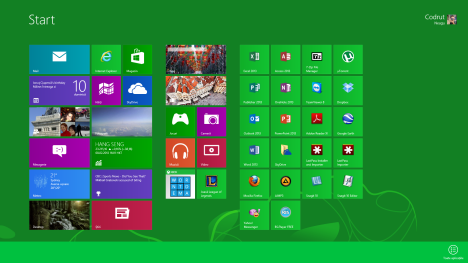 Windows 8, ecranul Start