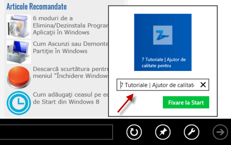 Windows 8, ecranul Start