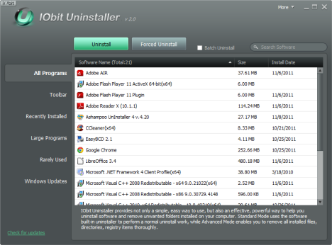 uninstaller, dezinstalare, comparatie, analiza