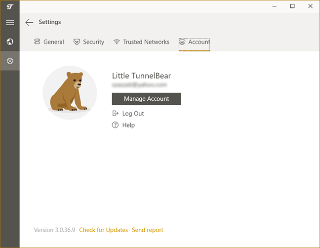 TunnelBear, Windows