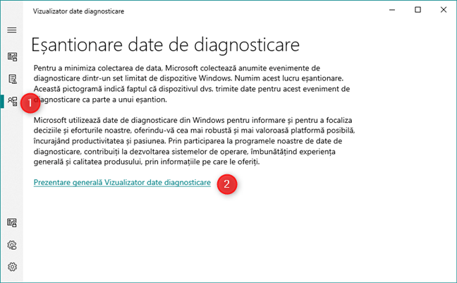 Politicile de eșantionare Microsoft pentru colectarea de date din Windows 10