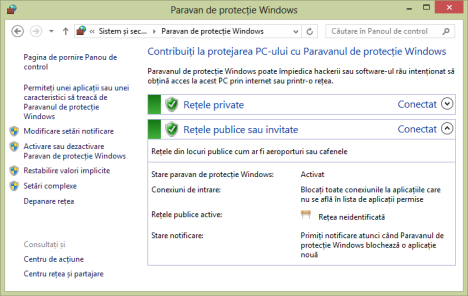 Windows Firewall, protecție, bună, paravan, rețea