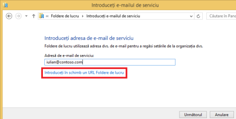 Windows 8.1, Work Folders, Foldere de lucru, configurare