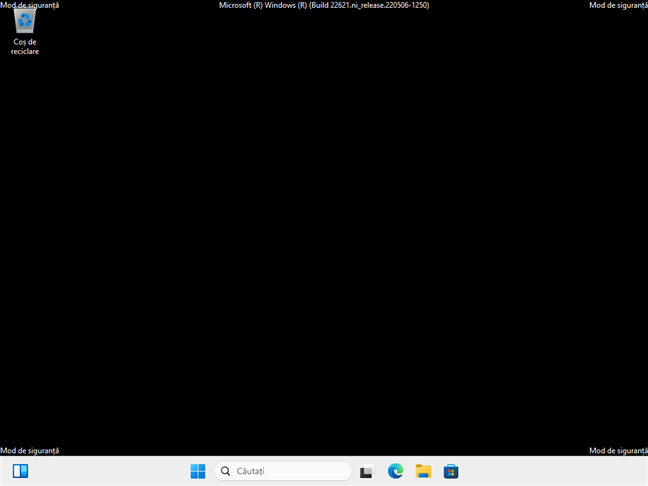 Safe Mode Ã®n Windows 11