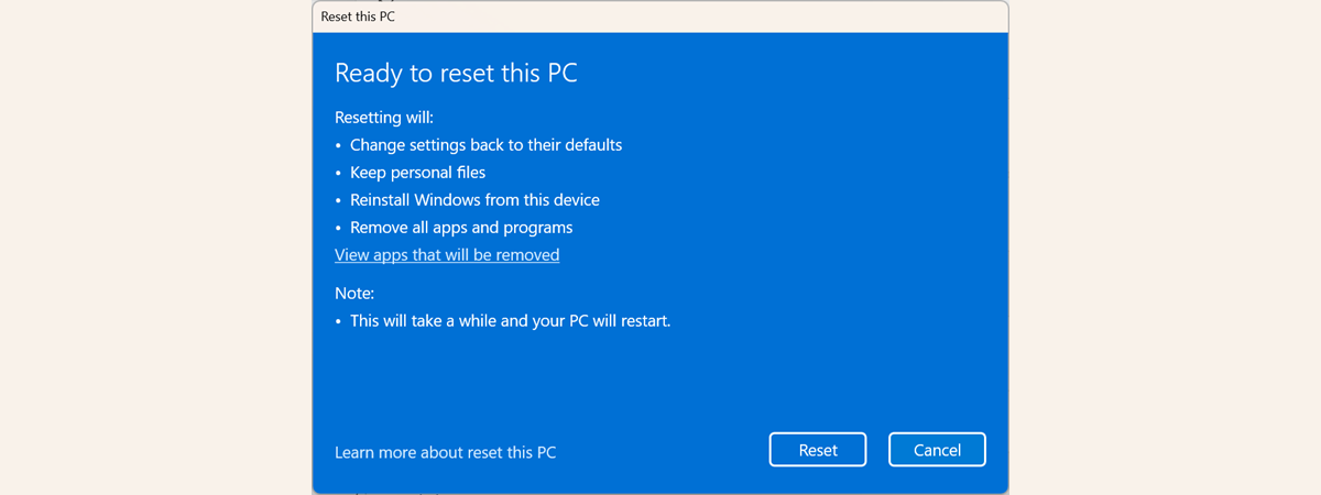 Cum resetezi Windows 11 fără a-ți pierde fișierele