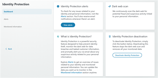 Instrumentul Identity Protection de la ESET