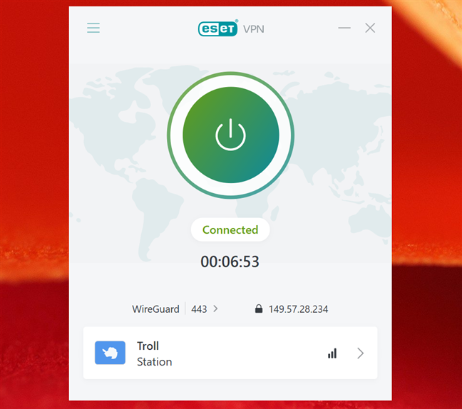 Instrumentul VPN de la ESET pare sÄƒ fie oferit de Windscribe