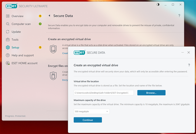 ESET Secure Data