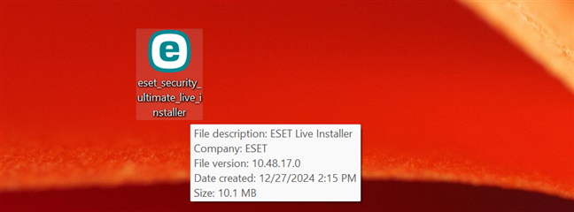 FiÈ™ierul ESET Live Installer