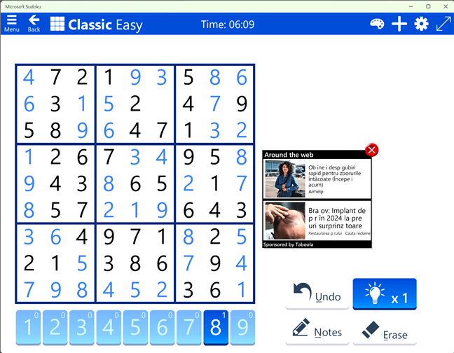 Microsoft Sudoku