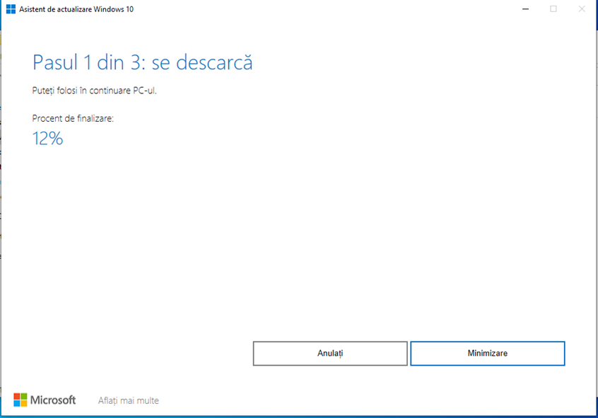 Asistentul de actualizare Windows 10 descarcÄƒ Windows 10 22H2