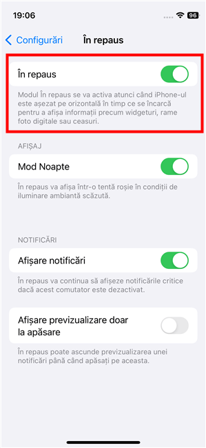 ActiveazÄƒ modul ÃŽn repaus pe iPhone-ul tÄƒu