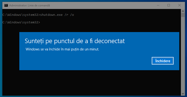 SunteÈ›i pe punctul de a fi deconectat