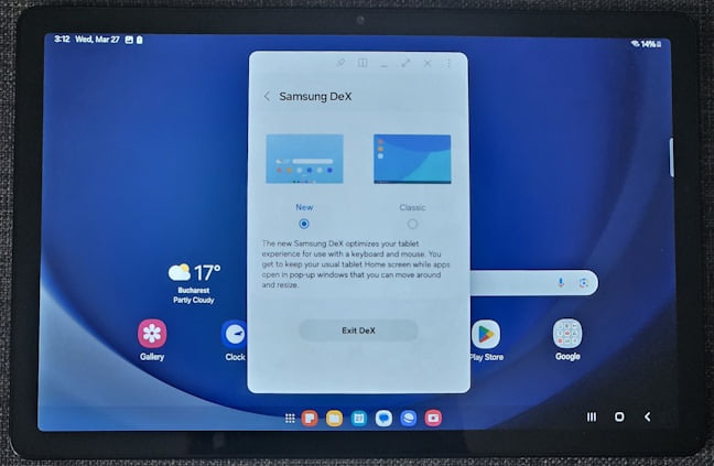 Samsung Dex merge foarte bine pe Samsung Galaxy Tab A9 È™i A9+