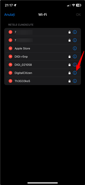 Cum vezi parolele Wi-Fi salvate pe iPhone