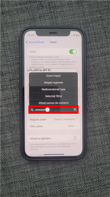 Cum micÈ™orezi pe iPhone folosind meniul Zoom