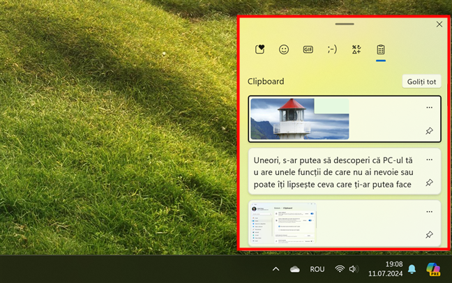 Cum accesezi istoricul clipboardului Ã®n Windows 11