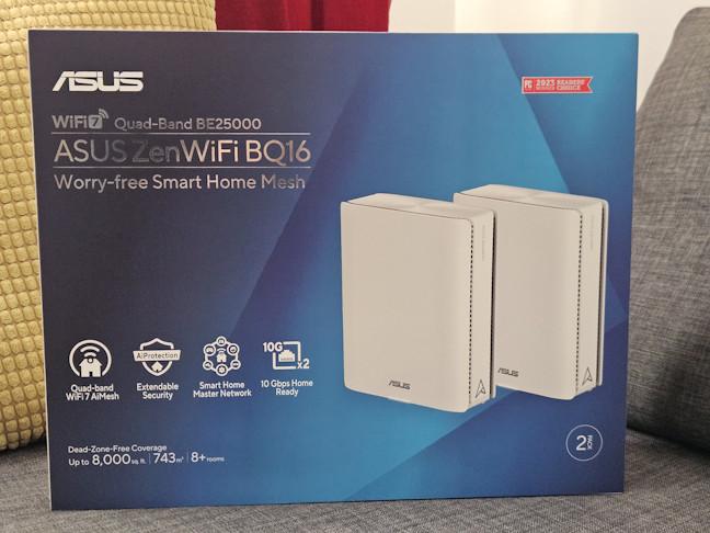 ASUS ZenWiFi BQ16 vine Ã®ntr-o cutie mare È™i frumoasÄƒ