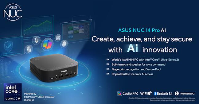 Prezentarea noului ASUS NUC 14 Pro AI