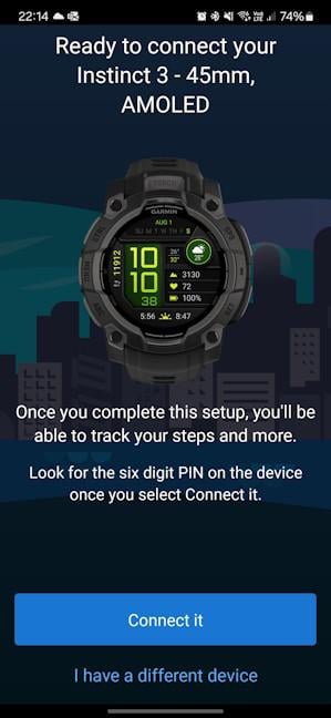 Nu este greu sÄƒ configurezi Garmin Instinct 3