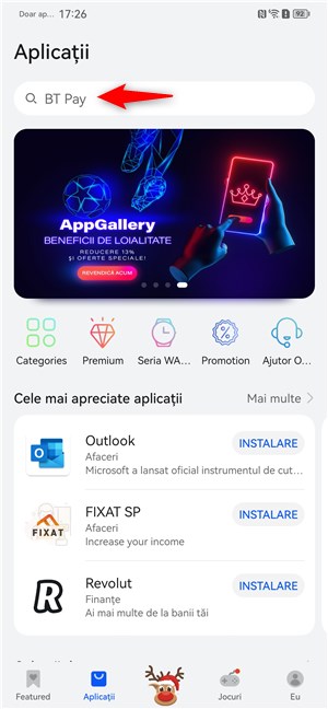 CautÄƒ aplicÄƒÈ›ia favoritÄƒ Ã®n AppGallery