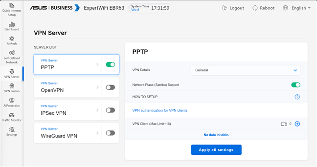 Ai o mulÈ›ime de opÈ›iuni pentru configurarea unui server VPN