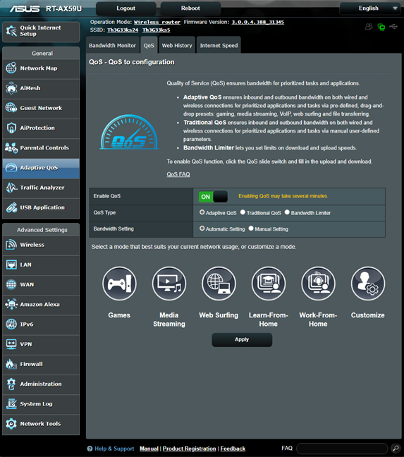 Adaptive QoS este uÈ™or de configurat