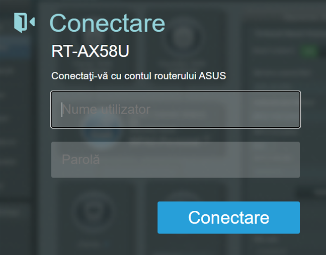 ConecteazÄƒ-te la routerul ASUS sau sistemul tÄƒu ZenWiFi