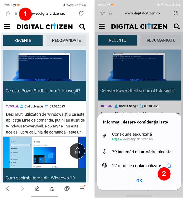 Cum verifici È™i È™tergi cookie-urile unui site web Ã®n Samsung Internet pentru Android