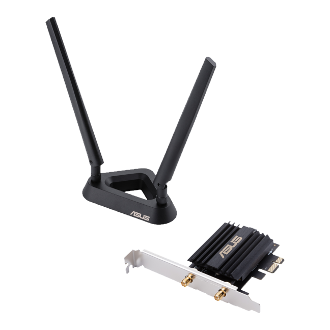 ASUS PCE-AX58BT Ã®È›i permite sÄƒ te conectezi la reÈ›ele Wi-Fi 6