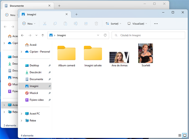 Fiecare fereastrÄƒ de File Explorer are propriile file